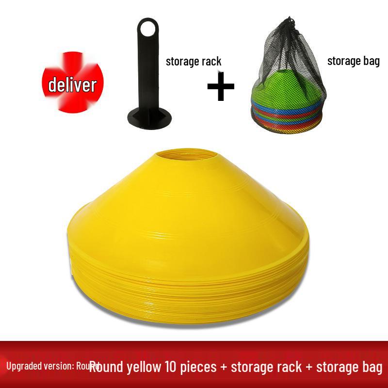 Zestaw dysków z numerowanym logo: Blokada drogowa Butterfly Pier do treningu piłkarskiego