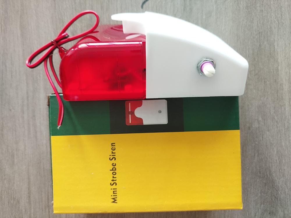 Sygnalizator Dźwiękowo-Świetlny Klakson 12V/24V/220V - Głośnik Antykradzieżowy