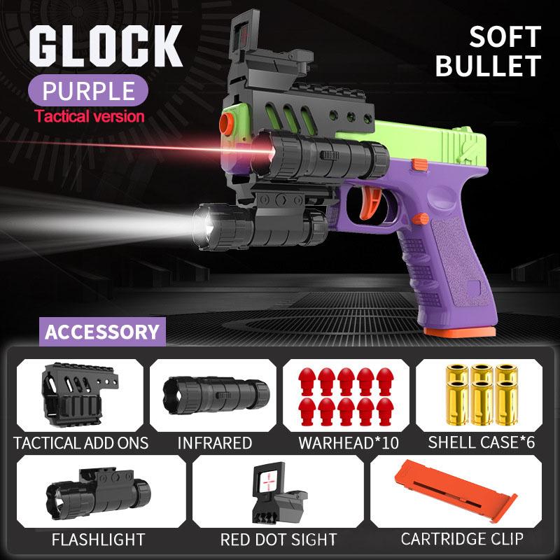 

Игры на свежем воздухе Мягкие пули Игрушечное оружие Пластиковая модель Пусковая установка Автоматический метательный снаряд Непрерывный пистолет Поддельный пистолет Подарки для взрослых мальчиков