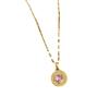 Titanium Steel Light Luxury Full Diamond Love Zircon Light Luxury Design Versatile Korean Style Niche Design Live Necklace