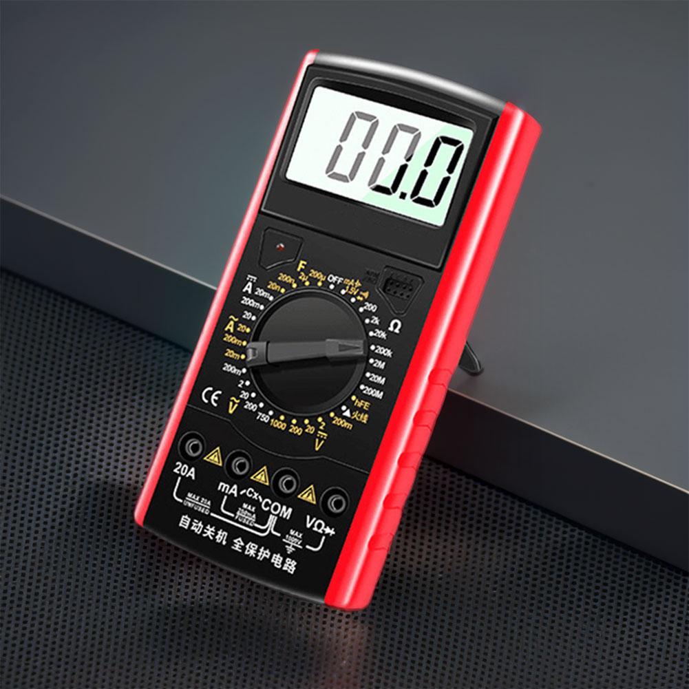 AC/DC Transistor Tester Professional Analog Auto Range Multimetro Resistance Handheld Tester Multifunction Digital Multimeter