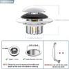 Lift And Turn Tub Stopper Drain Cover Drain Hair Catcher Drain Protector Pop Up Stopper  Drain Hole