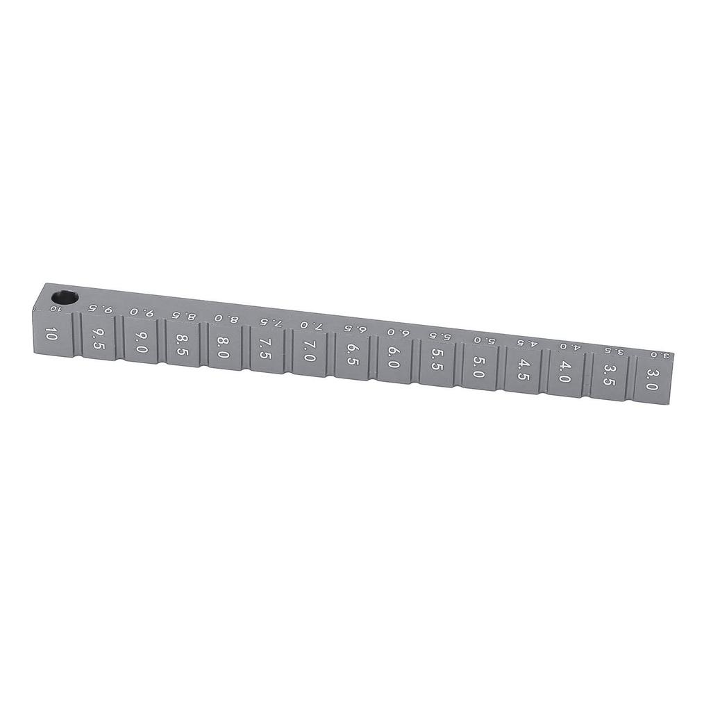 Chassis Ride Height Gauge Aluminum Alloy 3‑10mm Rc Car Droop Gauge Accessories for 1 10 RC Drift Car Titanium
