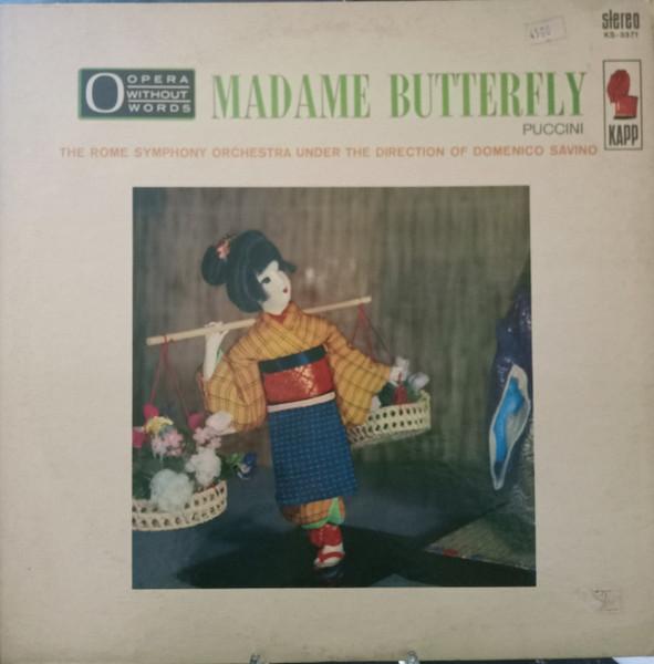 

LP Record GIACOMO PUCCINI THE ROME SYMPHONY Madame Butterfly KS3371 Kapp Records US Soundtracks Musicals Used