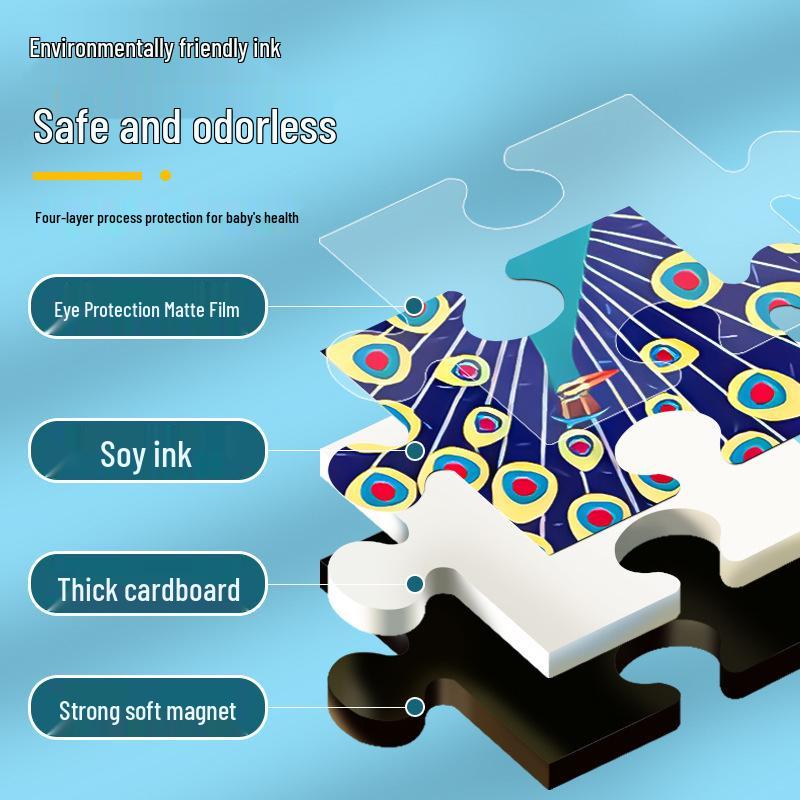 Preschool Magnetic Puzzle for 3-6 Year Olds – Enhances Early Education and Cognitive Skills