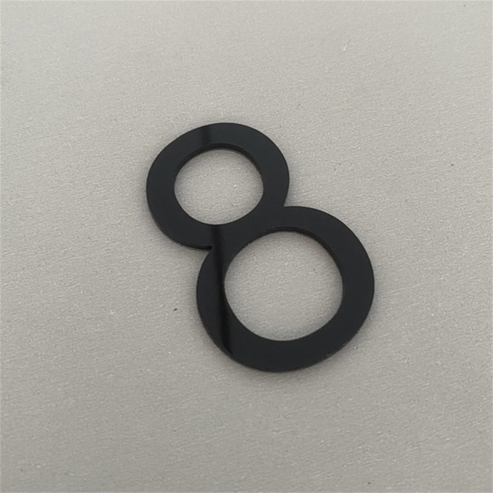 3D Self-adhesive Waterproof Plating House Number 0 To 9 Modern Gold Digits House Number Door Plate Address Outdoor Door Number