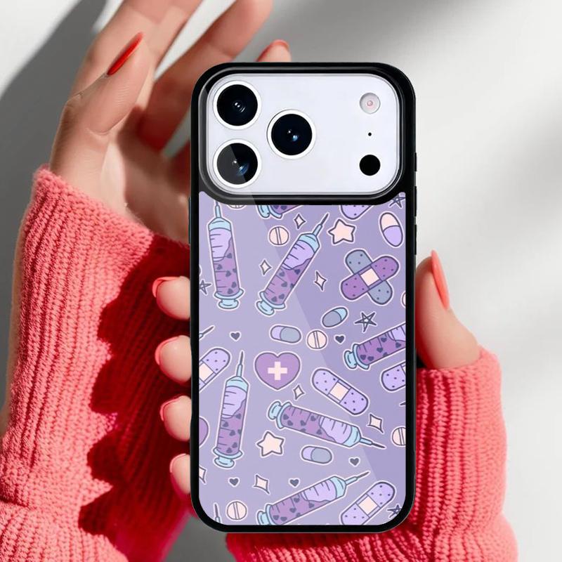 Medicine Doctor Nurse Phone Case for iPhone 17 Air 16e 15 14 13 Pro Max Back Cover for 12 11 Pro Coque