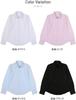 Dress Office Long Short Regular Skipper Office Job Regular Dress Shirts [EMMLIA] Women's Shirts, Wear, Blouses, Shirts, Women's Sleeves, Sleeves,