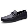 Genuine Leather Loafers Men Design Moccasin Fashion Slip On Soft Flat Casual Men Shoes Adult Male Footwear Handmade Boat Shoes