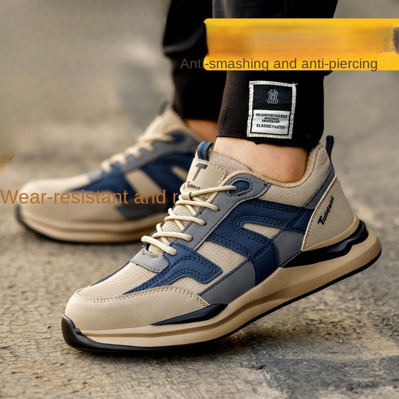 Labor Insurance Shoes Are Smash-proof and Puncture-proof, Steel Baotou Breathable Safety Shoes, Labor Insurance Shoes for Men