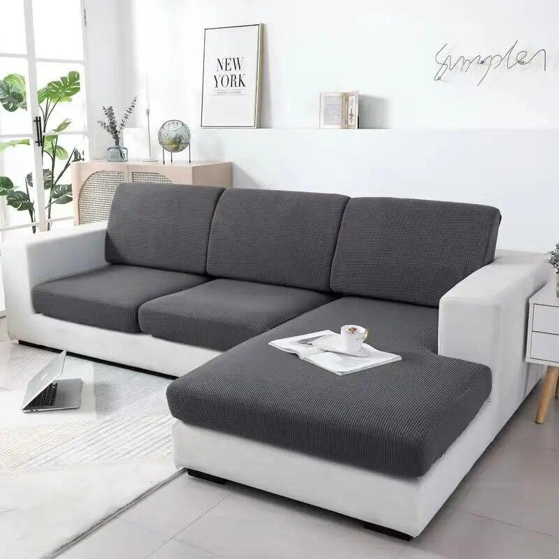 Summmer Wasserdichter Sofakissenbezug, Stretch, Individueller L-förmiger Sofasitzbezug, Couchbezüge für Universalsofas, Haustierfreundlich