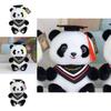 Charmantes Absolventen-Panda-Stofftier Niedliches Kuscheltier Mit Anpassbarem Logo