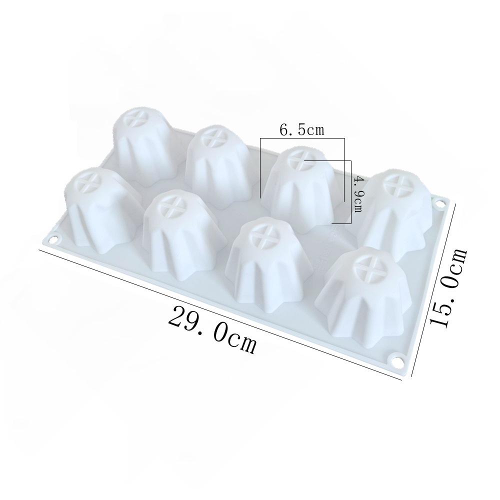18-Piece Silicone Mold Set for Mousse Cakes, Desserts, and Ice Cream