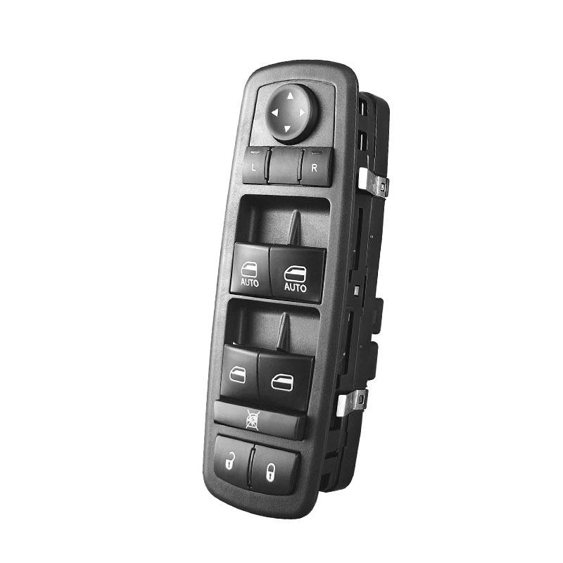 68139805AA: Left Front Main Control for Cherokee, Non-Folding, 11-Pin Automatic Window Lift Button.