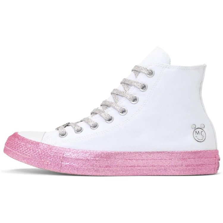 

Converse Chuck Taylor All Star High Miley Cyrus Бело-Розовые Женские Кроссовки 162239C