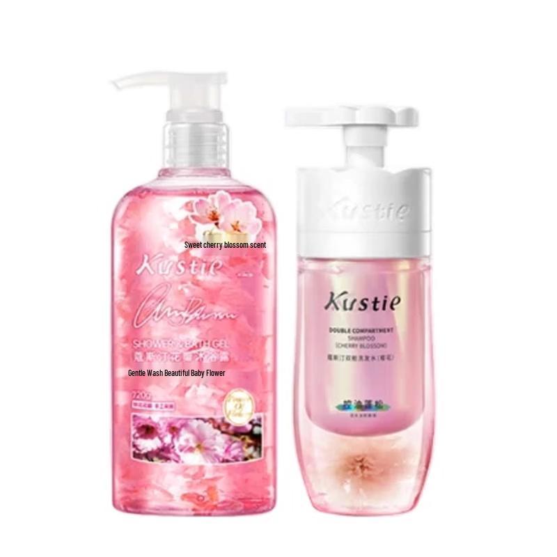 Coasting Rose Petal Shower Gel & Shampoo Set