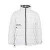 Down Jackets Unisex Ivory White Stand Collar Without Hood Moderate 5PC44273-IV