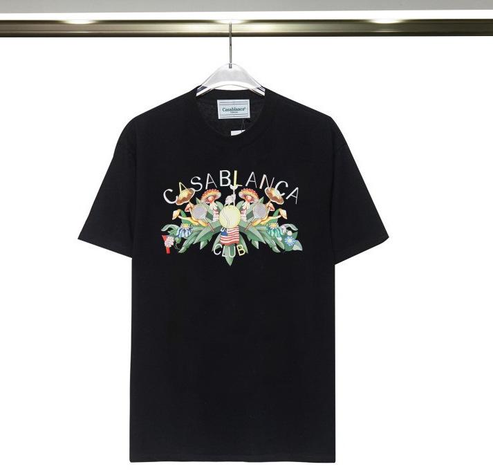 Casablanca 23 Frühling und Sommer Neuheit Fantasie Tor Sternenhimmel Schloss Casa Buchstaben Logo Kurzarm Partner T-Shirt