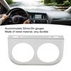 2 Hole Gauge Panel Gauge 2‑1/16 Inch 52MM Universal Metal Car Meter Mount Instrument Panel Silver