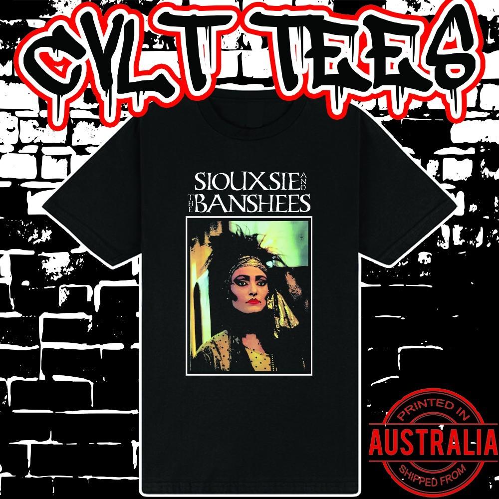 Siouxsie and the Banshees Band Tee ~ Premium Black Gildan Cotton Unisex T-Shirt XL