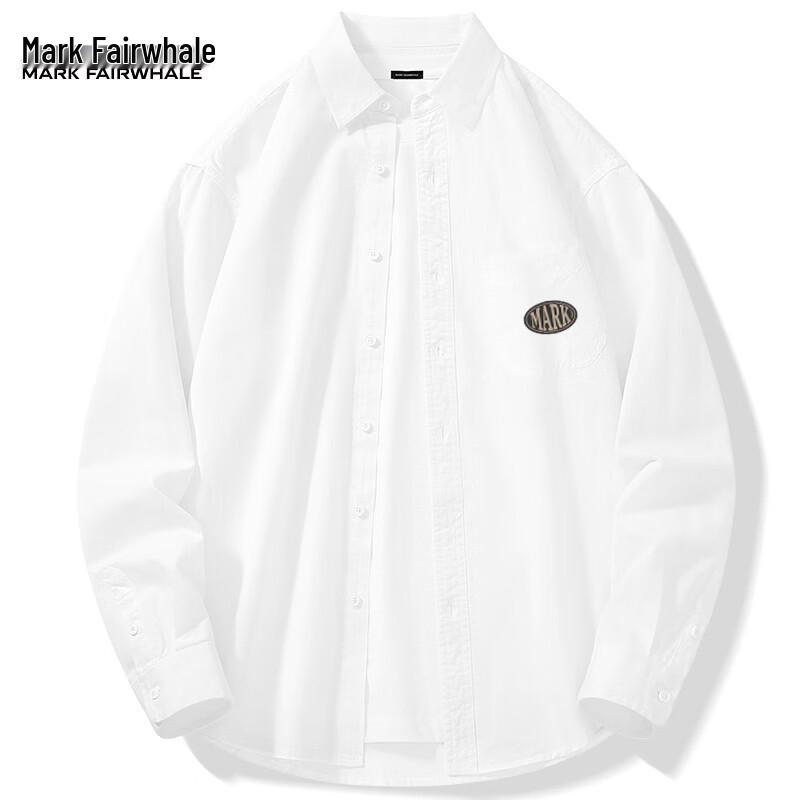 Mark Fairwhale Men's Business Casual Cotton Long-Sleeve Shirt