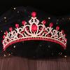 DIEZI 11 Farben Barock Luxus Opal Strass Kristall Tiara Für Frauen Hochzeitsparty Elegant Braut Braut Krone Haarschmuck
