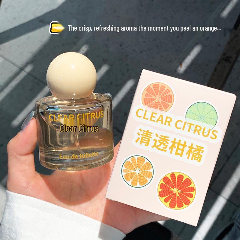 Khaki Girl Long-Lasting Citrus Peach Perfume - Fresh, Fruity, Natural Scent