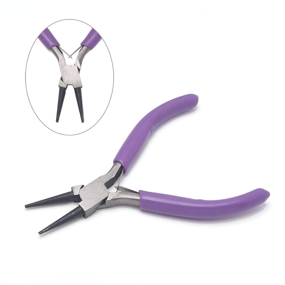 

4,5-дюймовые беззубые плоскогубцы с игольчатым носом для ювелирных изделий - диагональные мини-плоскогубцы для инструментов DIY