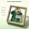 Medical Scrub Keychain Cute Stethoscope Decor Clear 2D Pattern Non-fading Pendant for Healthcare Workers Christmas Gift