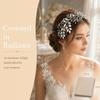 Handmade Wedding Hair Accessories Rhinestone Bridal Headband Elegant Bridal Headpiece  Party