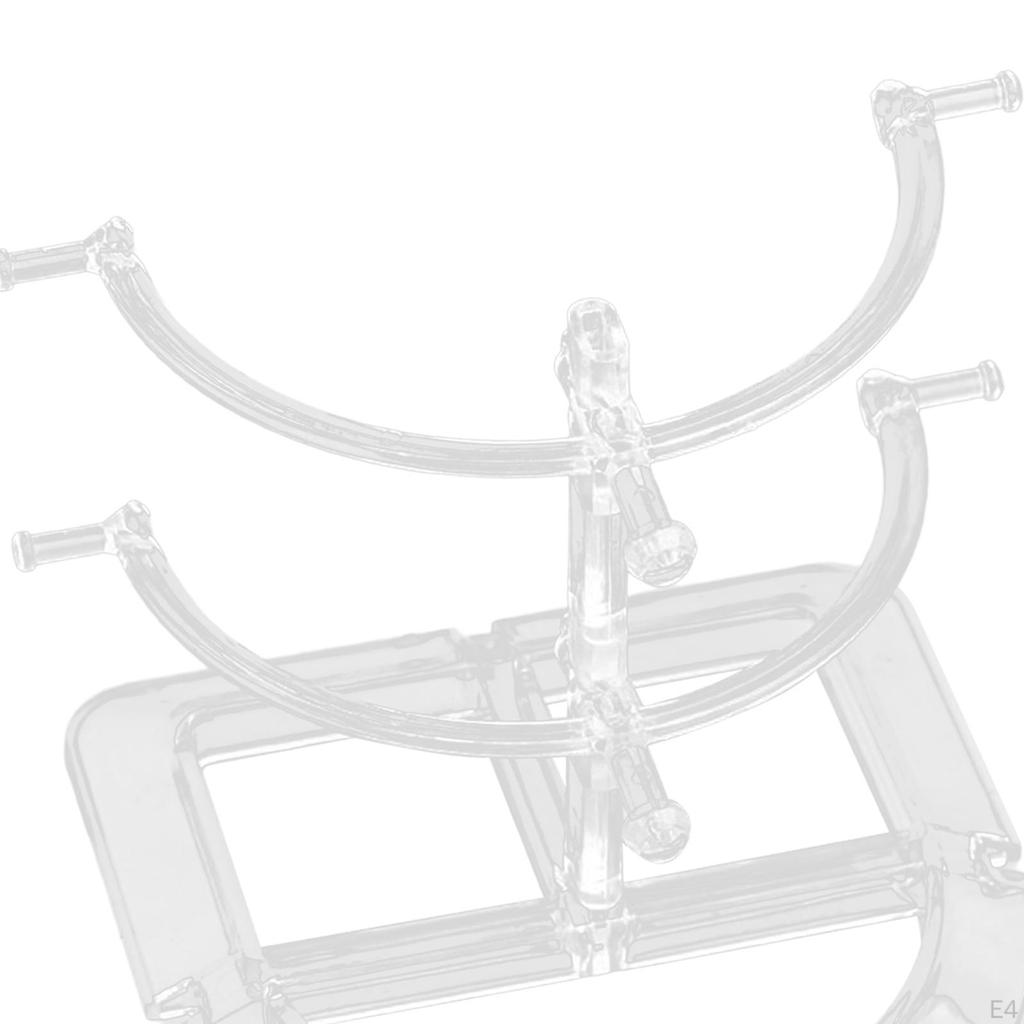 Acrylic Eyeglasses Holder Stand Sunglasses Rack Decorative Eyewear Glasses Organizer