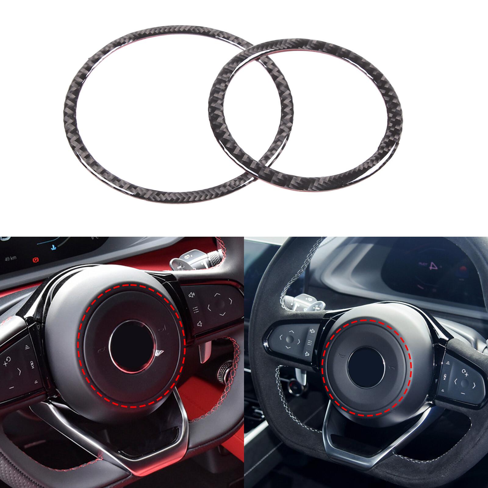 Soft Carbon fiber Steering Wheel Ring Trim Sticker For Lotus EMIRA -2025