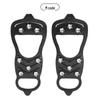 Silicone Ice Cleats: Outdoor Anti-Slip Shoe Covers with Spikes (8, 10, 24-Tooth & 5-Spike Options)