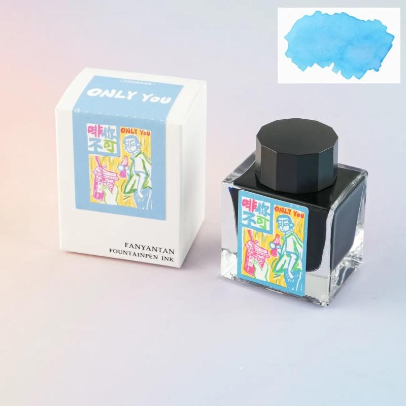 Winter Limited FANGYANGTAN 20 Colors 50ml Sheen Fountain Pen Ink Non-Carbon for Glass Dip Pen Stationery School Supplies
