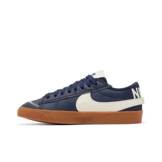 Nike Blazer Low 77 Jumbo Midnight Navy Gum Men's DR9865-400