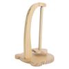 1 Set Yarn Holder Wooden Stable Bear Shaped Base Rotating Yarn Spinner for Crocheting Natural Color