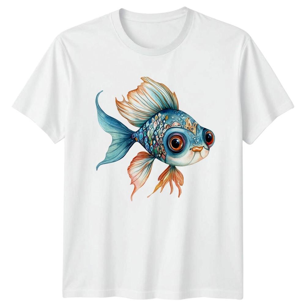 Fantasy Goldfish TShirt Aquatic Wildlife Gift For Him And Her S