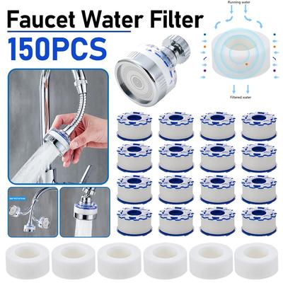 Filtre à eau pour robinet de cuisine, filtre d'évier à 360°, filtre à eau pressurisé pour robinet d'évier, aérateur de robinet universel, accessoires de salle de bain