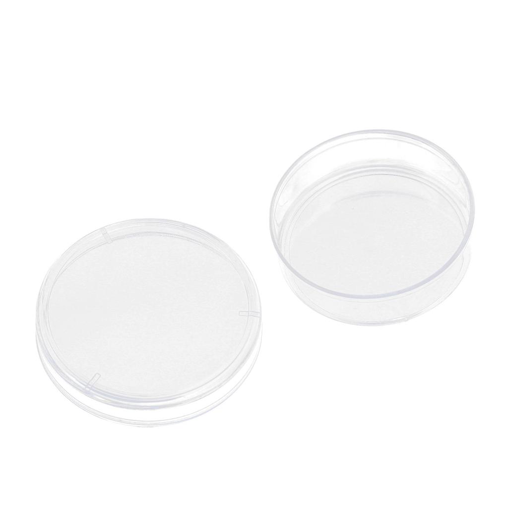 10 stycken petriskålar med lock Genomskinlig plastodlingsskål för laboratorium Skola Vetenskapsprojekt 35 mm diameter 10 mm
