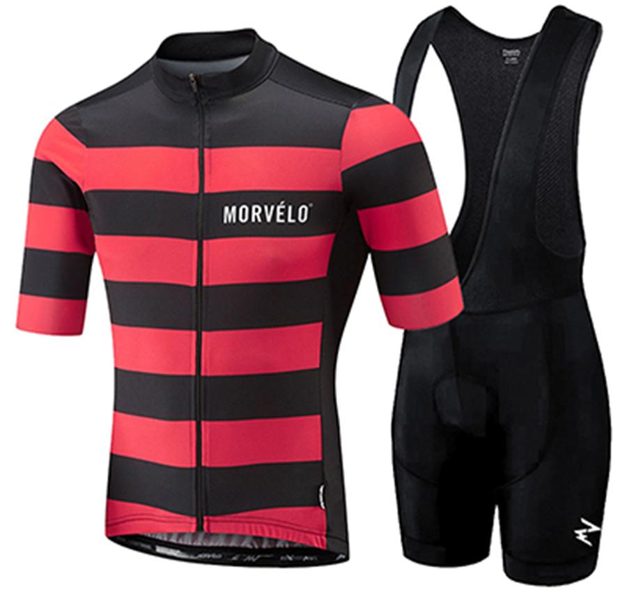 

2026 Morvelo Cycling Jersey Set Summer Cycling Clothing MTB Bike Clothes Uniform Maillot Ropa Ciclismo Man Cycling Bicycle Suit 3XL