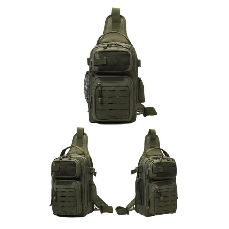 Fishing Backpacks Single Shoulder Bag Large Capacity Crossbody Fishing Tackle Bag Water Resist Fishing Gear Storage Bag