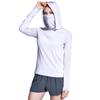 Teseulla Damen UV-Schutz Kapuzenmaske Langarm-T-Shirt