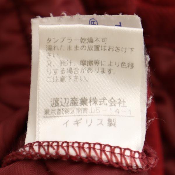 LAVENHAM Linen Blend Quilted jacket 36 Red Women Used