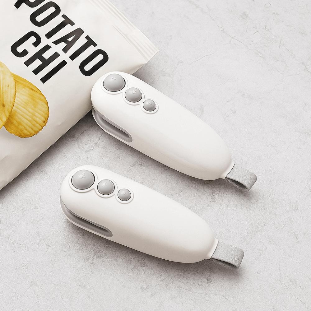 USB Charging Spices Bag Sealing Machine Handheld Mini Bag Sealer Food Sealer Clip  Kitchen