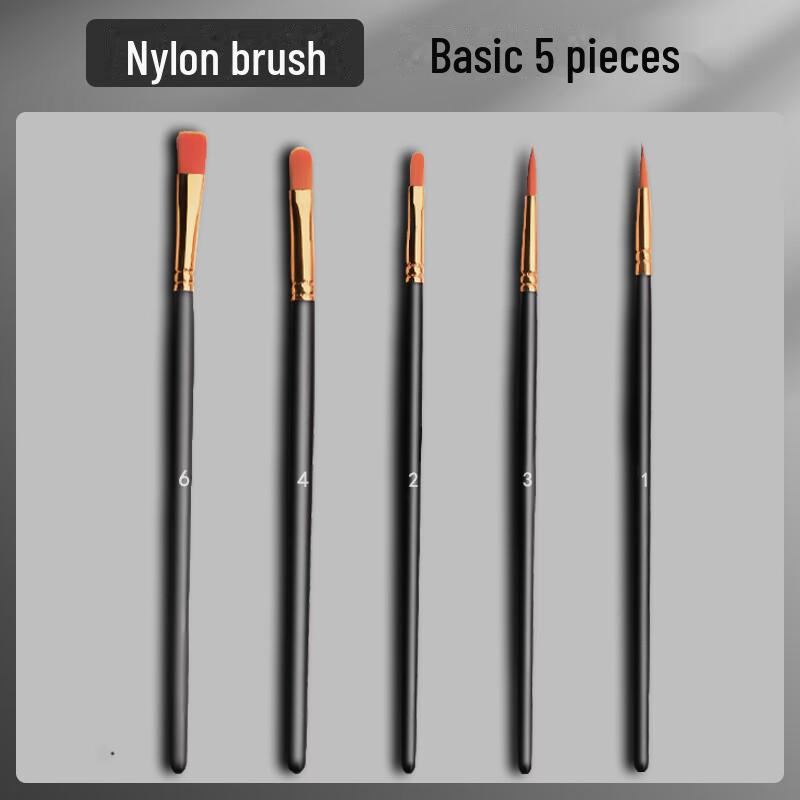 

Набор нейлоновых кистей для рисования гуашью и акварелью для студентов-художников для акриловой и масляной живописи