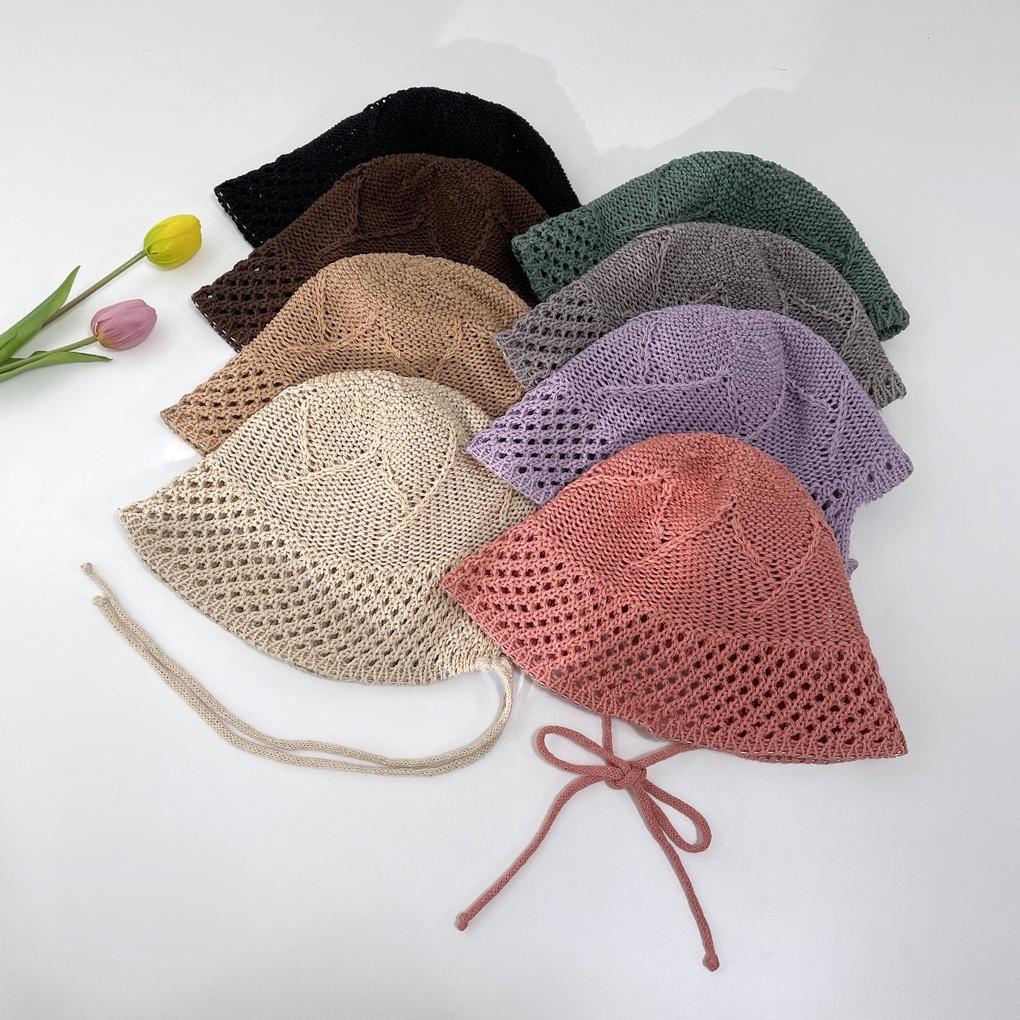 Women's and Men's Mesh Knit Bonnet Bucket Hat