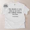 Comfort Colors Black Woman I'm Free Empowerment Shirt and Kids Shirt Bold Identity Statement Tee Cultural Pride Streetwear Gift Trend Activist Apparel