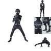 Stunning Black Spider-man Homecoming Cosplay Costume With Breathable Material For Kids And Adults