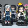 Neues 9-teiliges/Set Anime Demon Slayer Actionfiguren - Tanjirou Nezuko Zenitsu Inosuke Kyoujurou Q Version PVC Kawaii Spielzeug Geschenkset