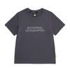 NATIONALGEOGRAPHIC N255Uts920 Neod Big Logo Short Sleeve T-Shirt D/Grey